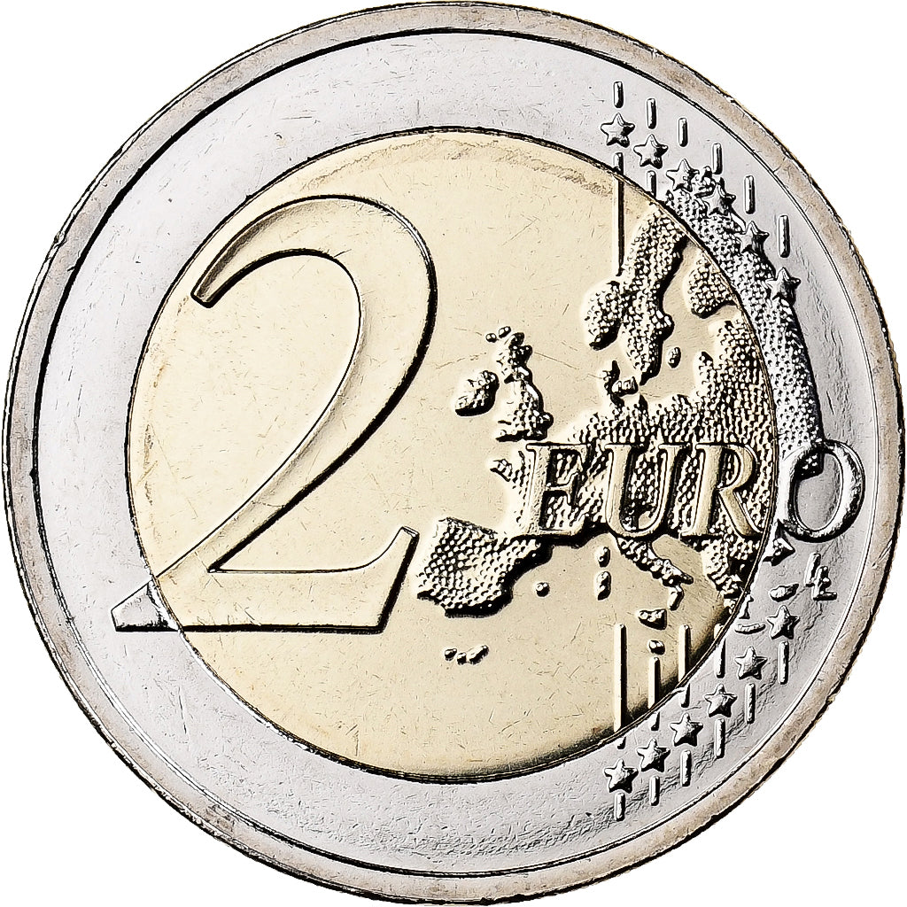 Estland, 
  
  2 euro, 
  
  Koloriert