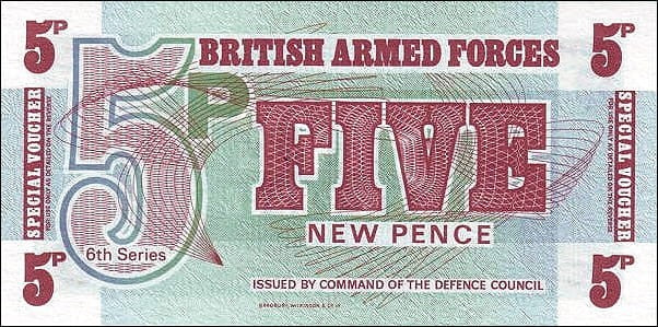 Wielka Brytania 5 new pence 1972 M-47