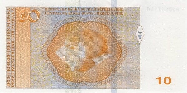 Bośnia i Hercegowina 10 maraka Bochenek 2019 P-81c