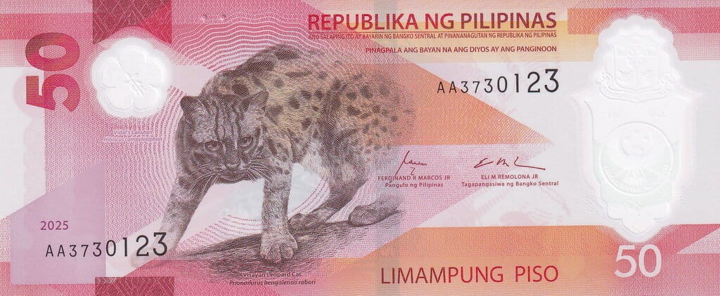 Filipiny 50 piso Marmal 2025 P-237
