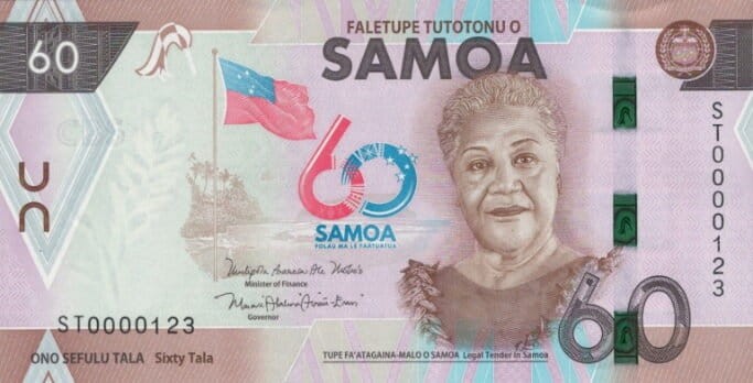 Samoa 60 tala Niepodległość 2023 P-46