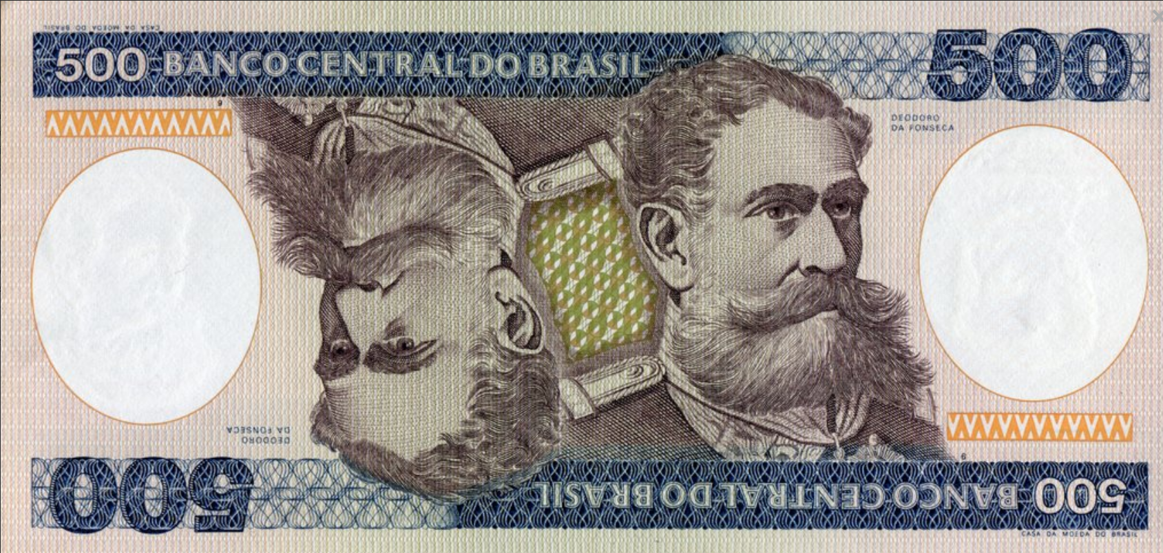 Brazylia 500 cruzeiros Politycy 1985 P-200b
