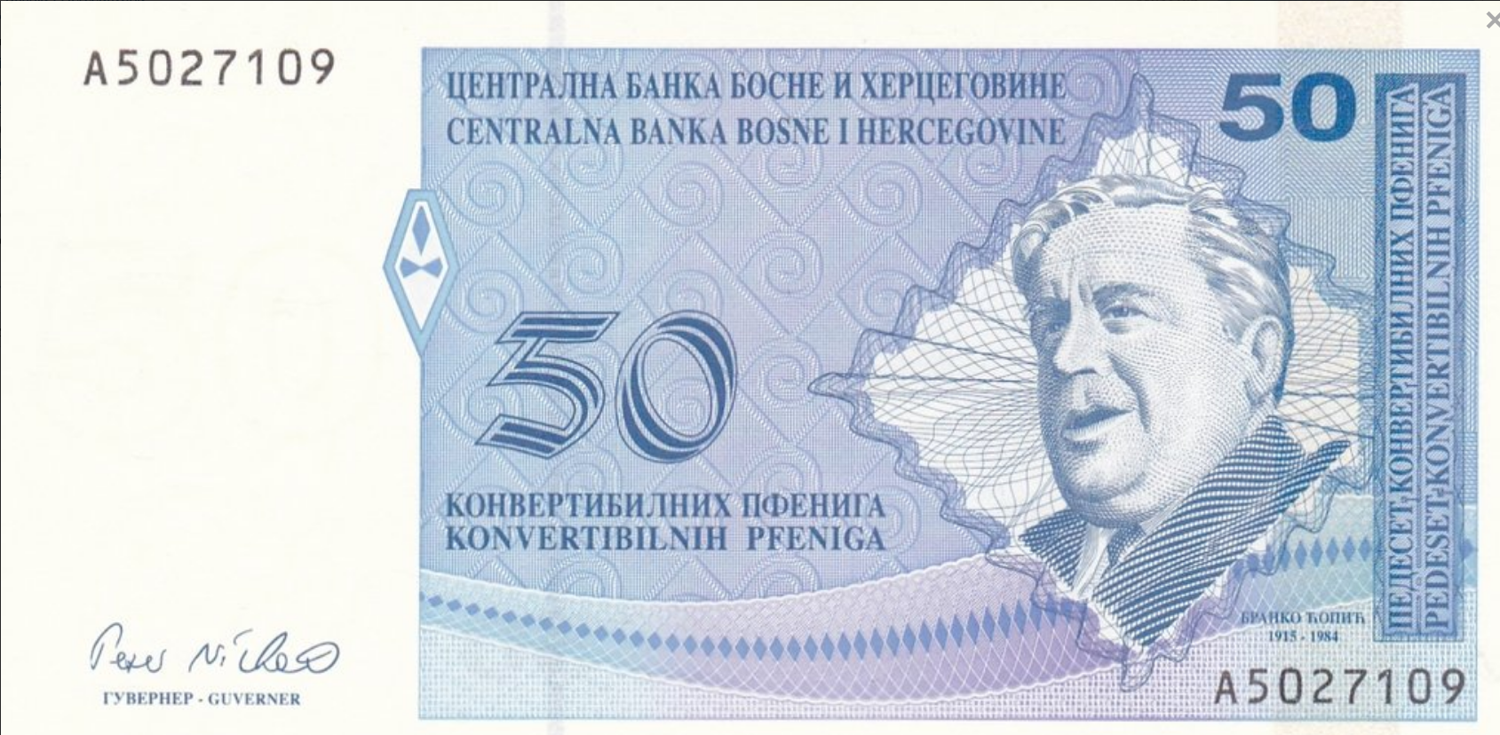 Bośnia i Hercegowina 50 pfenigów Chata 1998 P-58