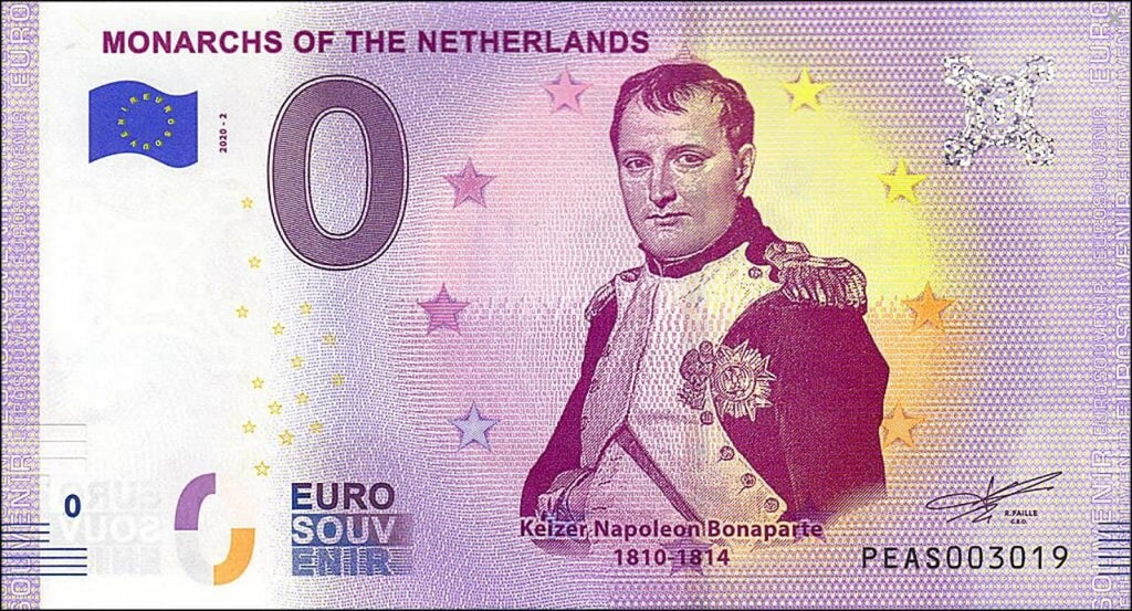 0 euro Monarchs of the Netherlands 2020.2