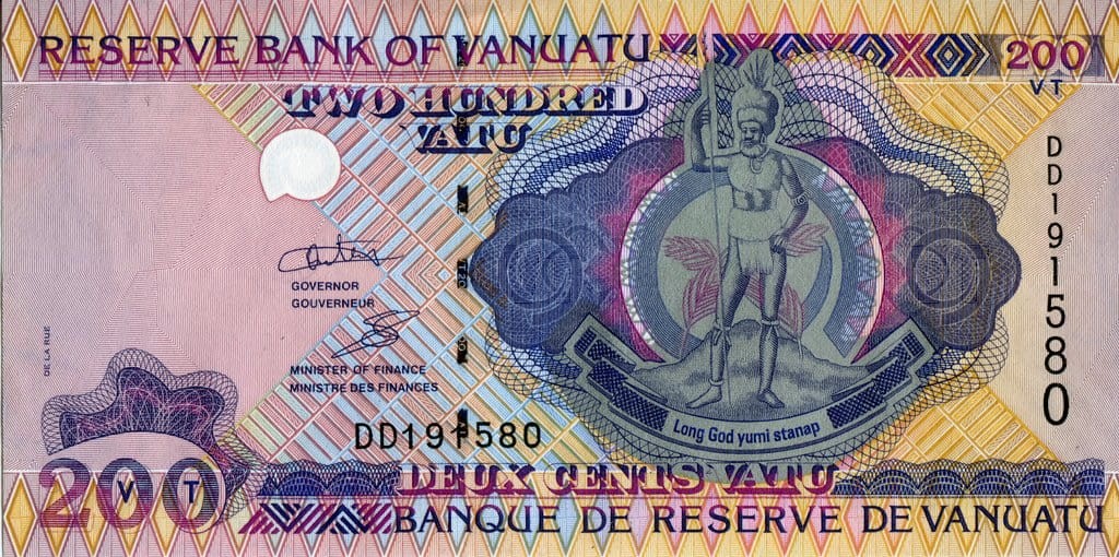Vanuatu 200 Vatu Pomnik rodziny 2006 P-8c